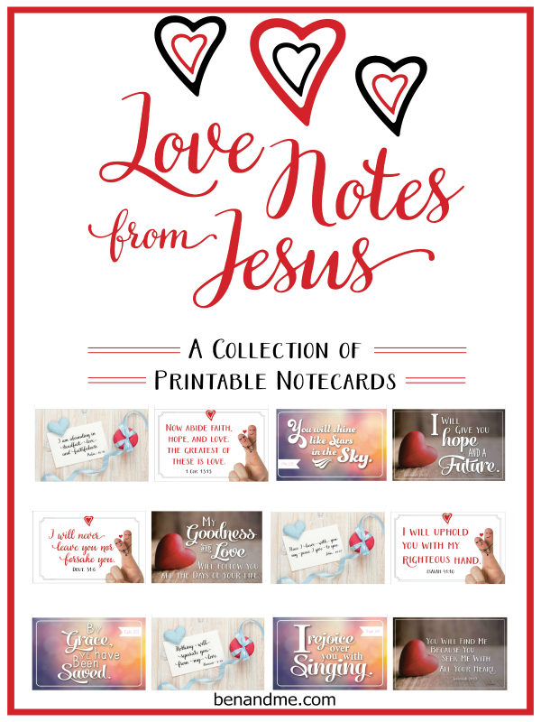 Free Printable Love Notes From Jesus