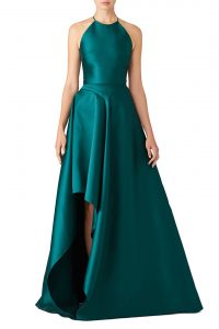 Military Ball Teal Gown from North Carolina Lifestyle Blogger Champagne Style Bare Budget