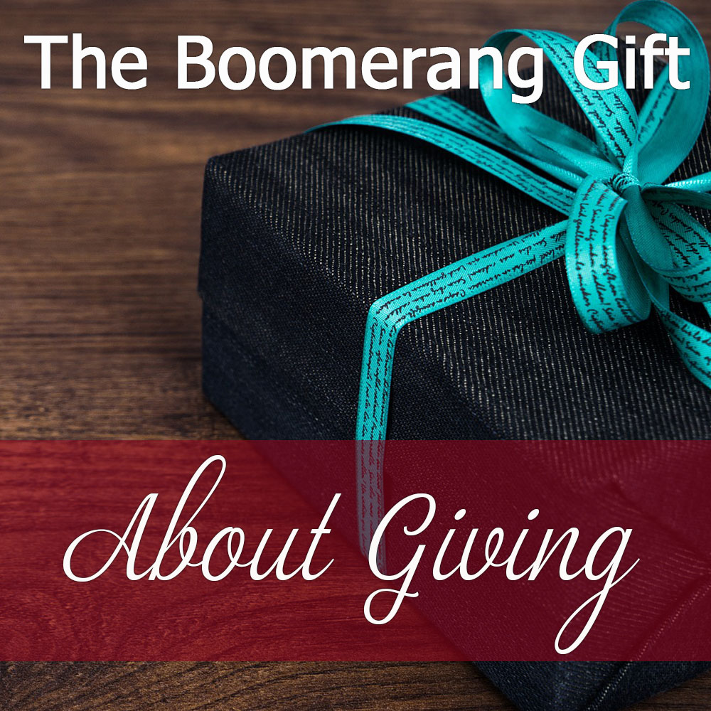 The Boomerang Gift From North Carolina Blogger Champagne Style Bare Budget