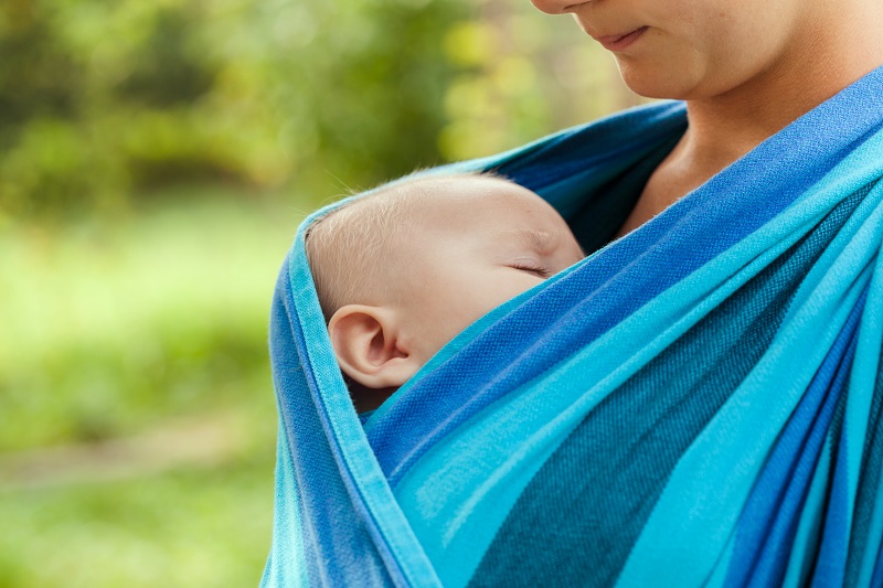 The Little Known Benefits of Babywearing by North Carolina Lifestyle Blogger Champagne Style Bare Budget