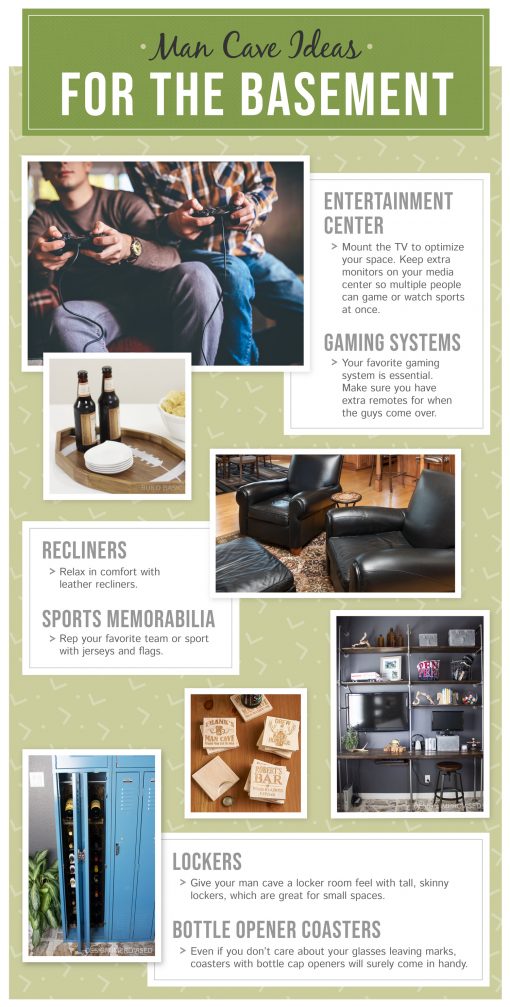 Man Cave Ideas from North Carolina Lifestyle Blogger Champagne Style Bare Budget