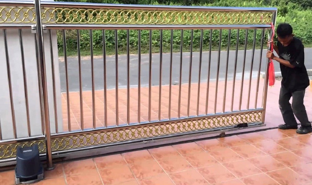 Add Appeal to Your Home with Automatic Gates Installation from North Carolina Lifestyle Blogger Champagne Style Bare Budget