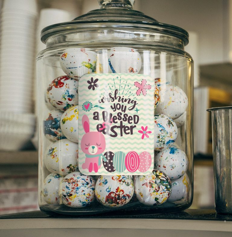 Eggstra Fun Easter Craft Ideas with Free Printables from North Carolina Lifestyle Blogger Champagne Style Bare Budget