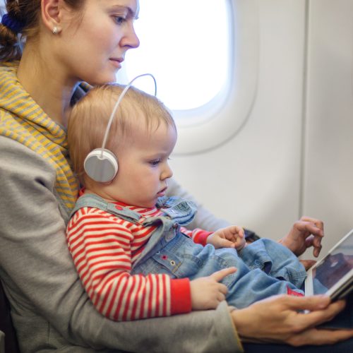 Flying with a baby? Audiologist explains why take-off and landing can be painful